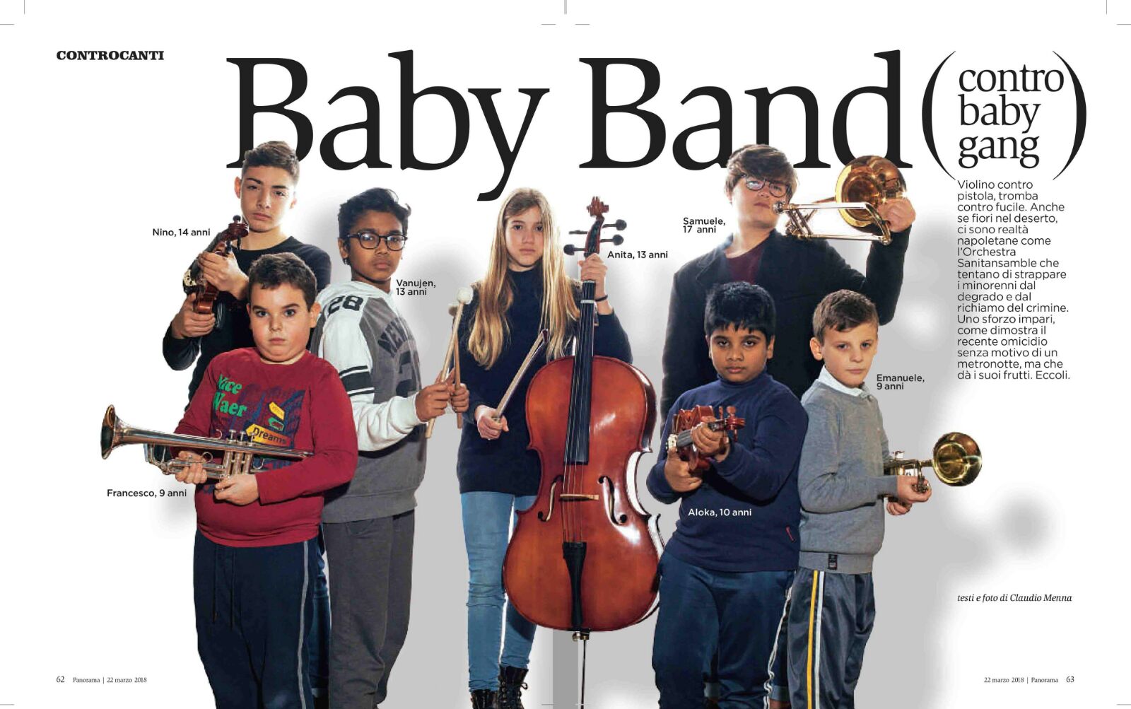 Baby Band su Panorama 22 marzo 2018